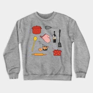 Cooking Set Crewneck Sweatshirt